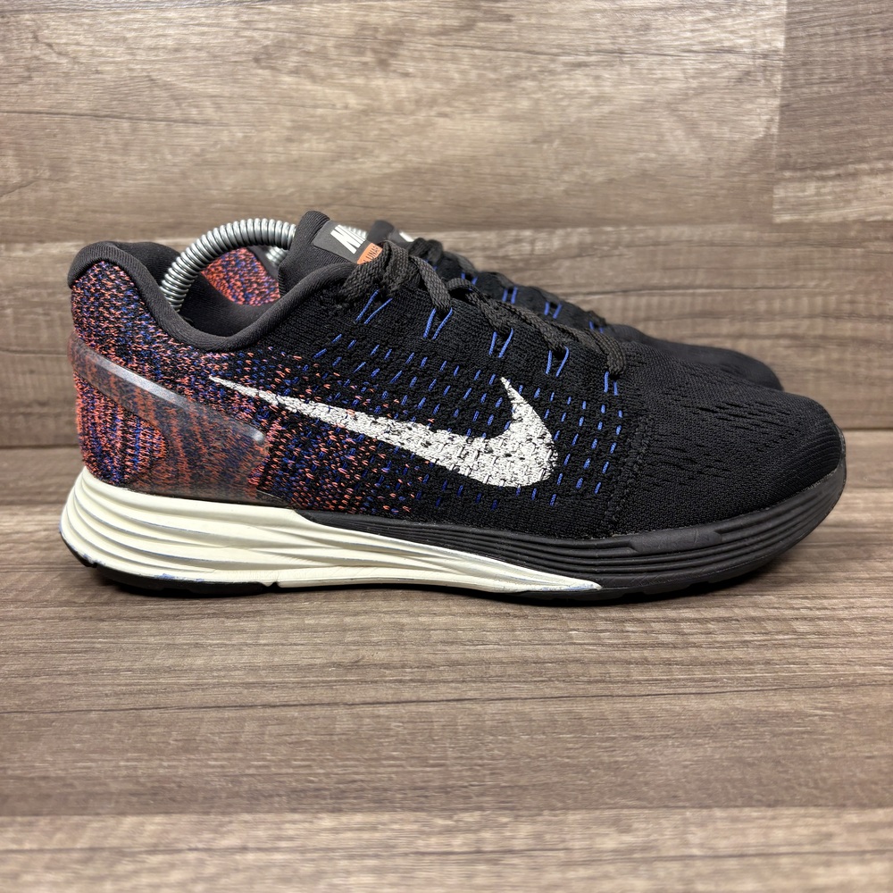 Nike Lunarglide 7 Black Womens US Size 7 EUR 38 747356-005 Running Shoes